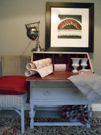 A Bureau, restored and styled by Sarah Maidment Interiors, interior designer, Berkhamsted, St. Albans, Hertfordshire